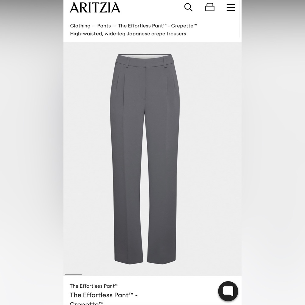 Aritzia Effortless Pants, size 00
